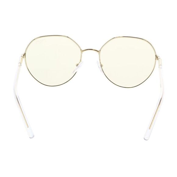 Prada 0PR 65XS ZVN01F Pale Gold Round Sunglasses - Picture 4 of 5
